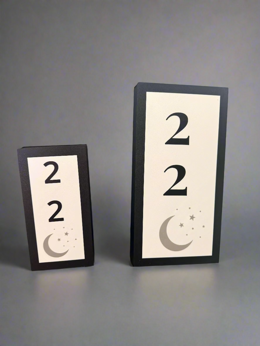 Custom 3D Printed Numbers, Letters & Symbols with LED Lighting Kit for Light Boxes