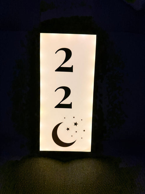 Custom 3D Printed Numbers, Letters & Symbols with LED Lighting Kit for Light Boxes