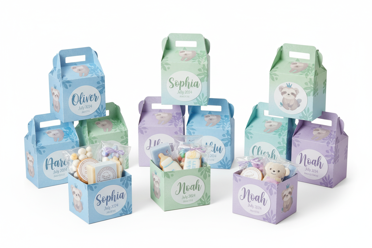 Cajas Personalizadas para Baby Showers